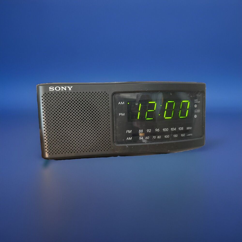 SONY DREAM MACHINE ICF-C740 Clock Radio AM/FM Digital Dual Alarm Backup Battery